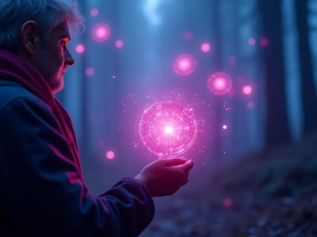 Immersive ARQuest game visual with fantasy elements