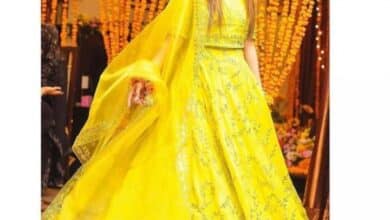 yellow dress for haldi