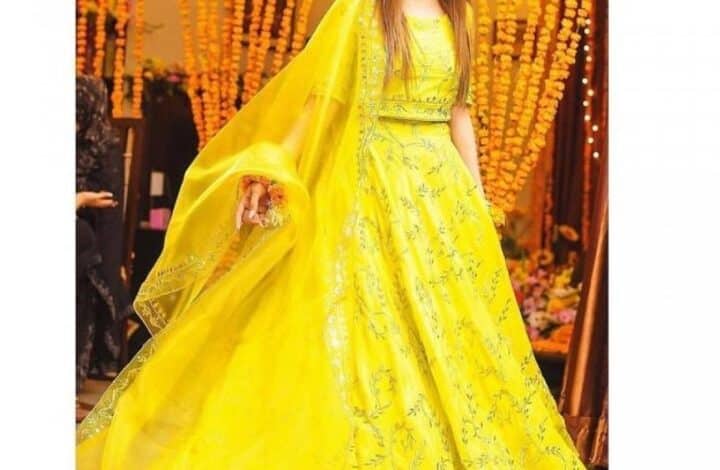 yellow dress for haldi