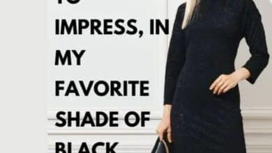 black dress captions for instagram