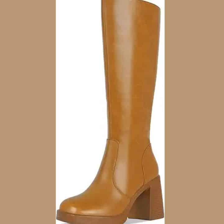 Brown Knee-High Boots