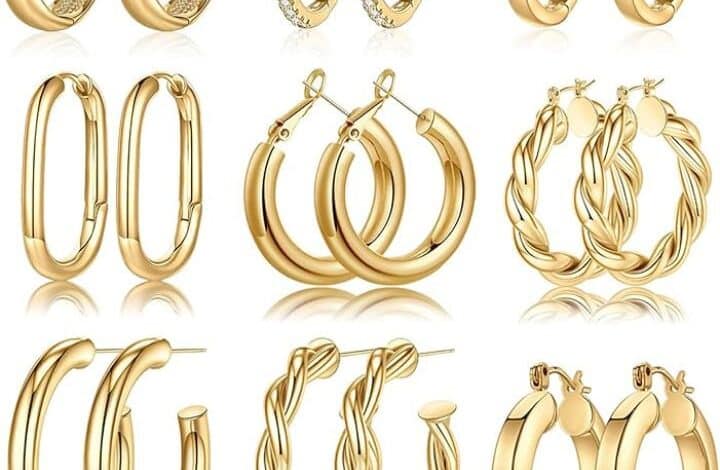 Gold Hoop Earrings